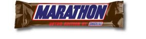 image of retro chocolate bar called a Marathon